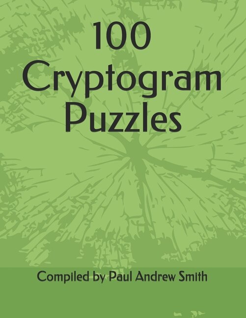 Front cover_100 Cryptogram Puzzles