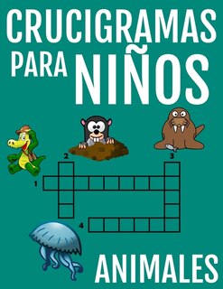 Couverture_Crucigramas Para Niños De Animales