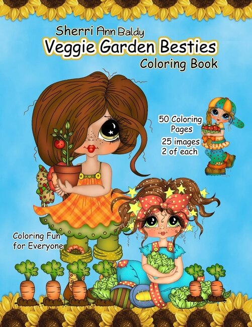 Front cover_Sherri Ann Baldy Veggie Garden Besties Coloring Book