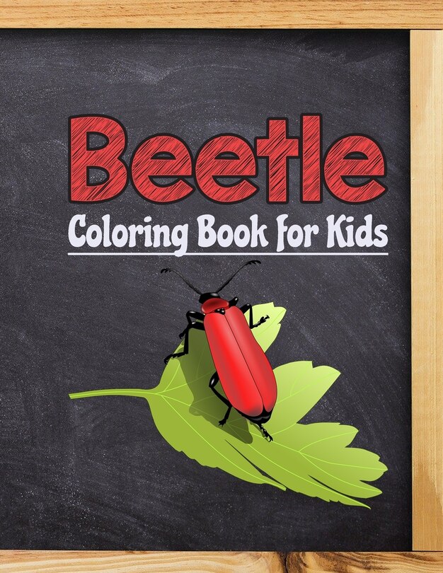 Front cover_Beetle Coloring Book for Kids