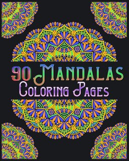 Front cover_90 Mandalas Coloring Pages
