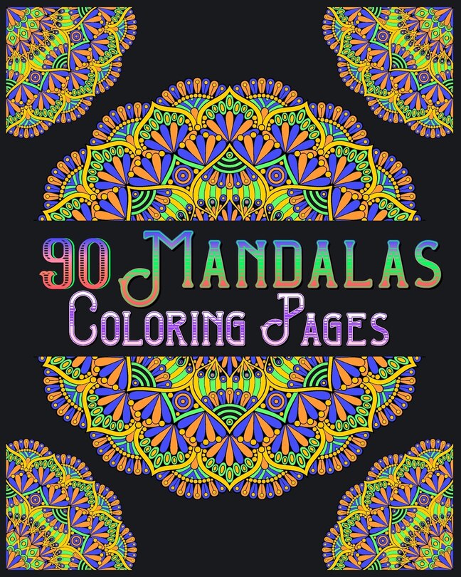 Front cover_90 Mandalas Coloring Pages
