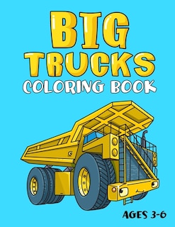 Front cover_Big Trucks Coloring Book