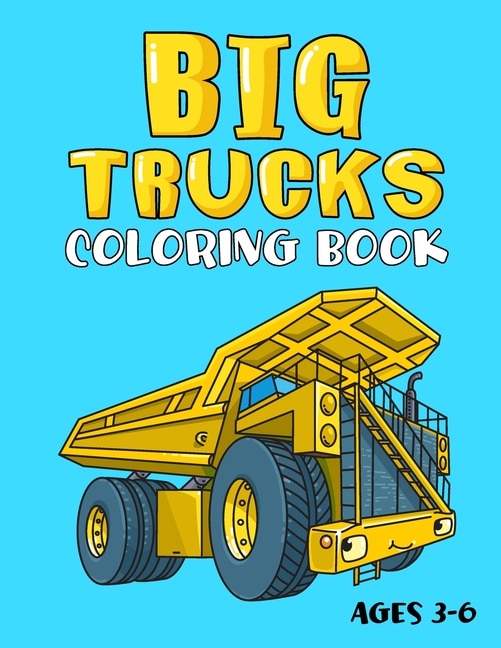 Front cover_Big Trucks Coloring Book