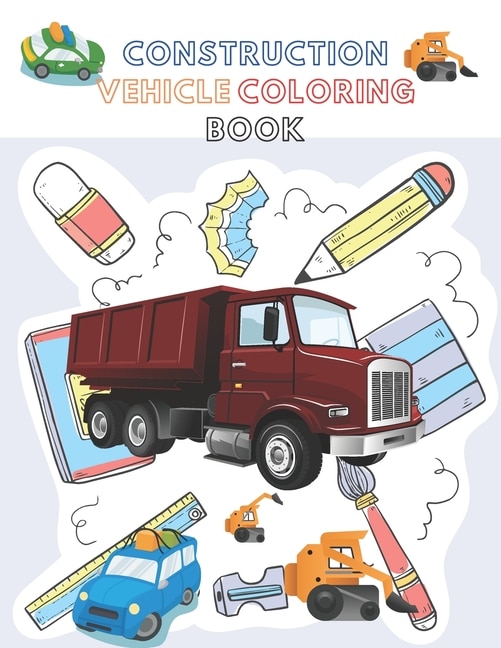Couverture_Construction Vehicle Coloring Book