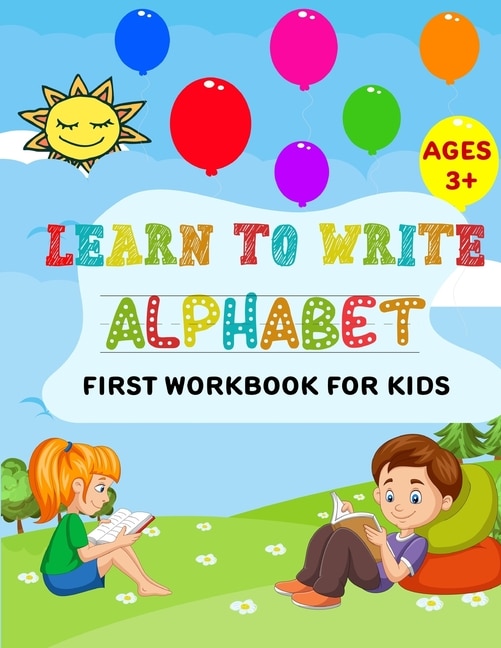 Front cover_Learn to Write Alphabet First Workbook For Kids