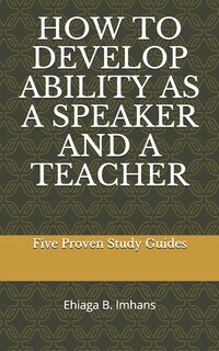 Couverture_How to Develop Ability as a Speaker and a Teacher