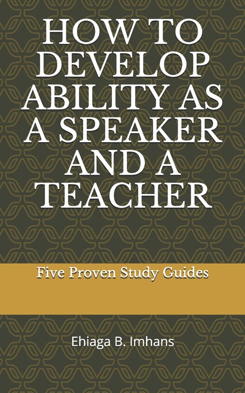 Couverture_How to Develop Ability as a Speaker and a Teacher