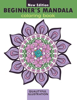 Front cover_Beginners Mandala coloring book