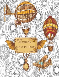 Front cover_Steampunk Coloring Book