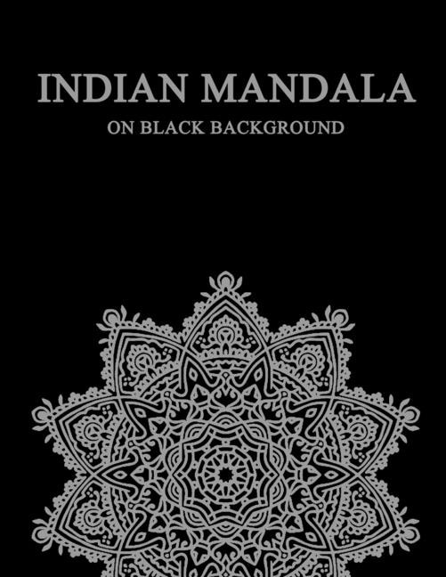 Front cover_Indian Mandala on black background
