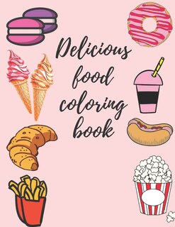 Front cover_Delicious food coloring book