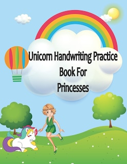 Front cover_Unicorn Handwriting Practice Book for Princesses