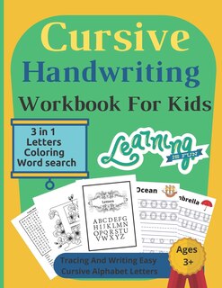Front cover_Cursive Handwriting Workbook For Kids