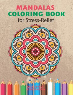Front cover_Mandalas Coloring Book for Stress Relief