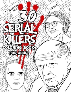 Front cover_30 SERIAL KILLERS Coloring Book