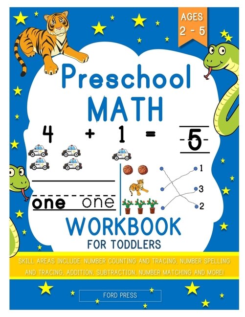 Front cover_Preschool Math Workbook for Toddlers