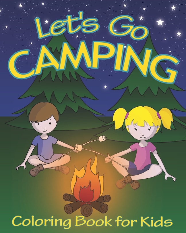 Front cover_Let's Go Camping Coloring Book for Kids