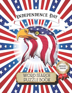 Front cover_Independence Day Word Search Puzzle Book