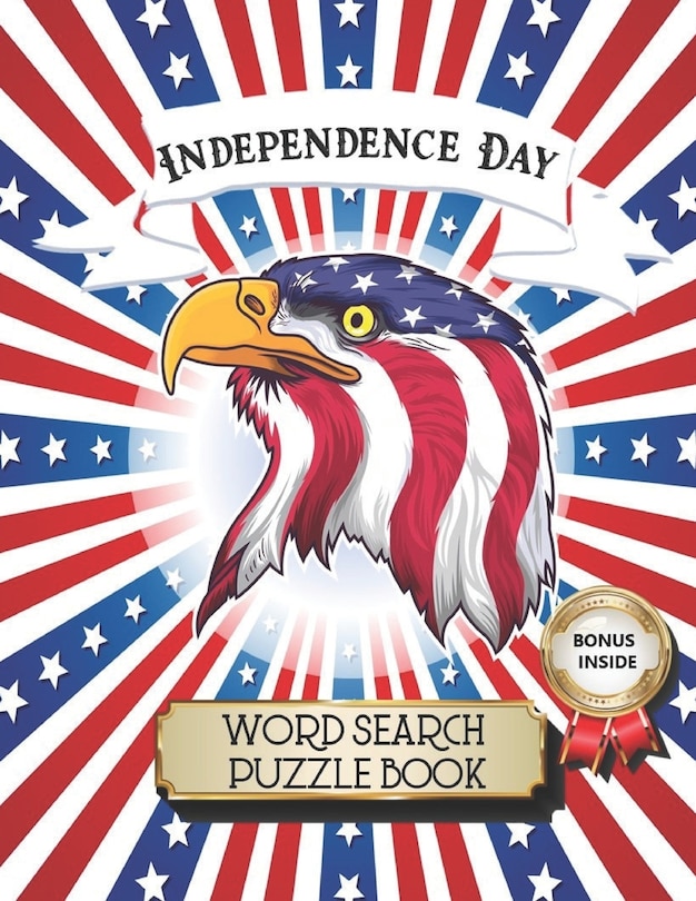 Front cover_Independence Day Word Search Puzzle Book