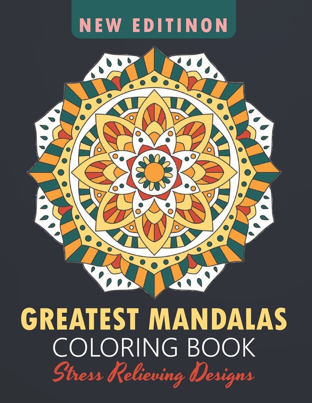 Front cover_Greatest Mandalas Coloring Book