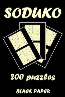 Couverture_SODUKO 200 puzzles black paper