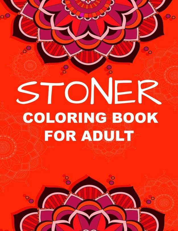 Front cover_stoner coloring book for adult