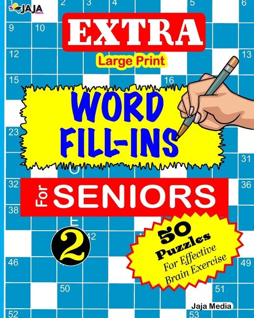 Front cover_EXTRA Large Print WORD FILL-INS FOR SENIORS
