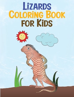 Front cover_Lizards Coloring Book for Kids