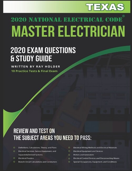Couverture_Texas 2020 Master Electrician Exam Questions and Study Guide