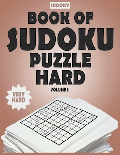 Front cover_SUDOKY Book of Sudoku Puzzles Hard