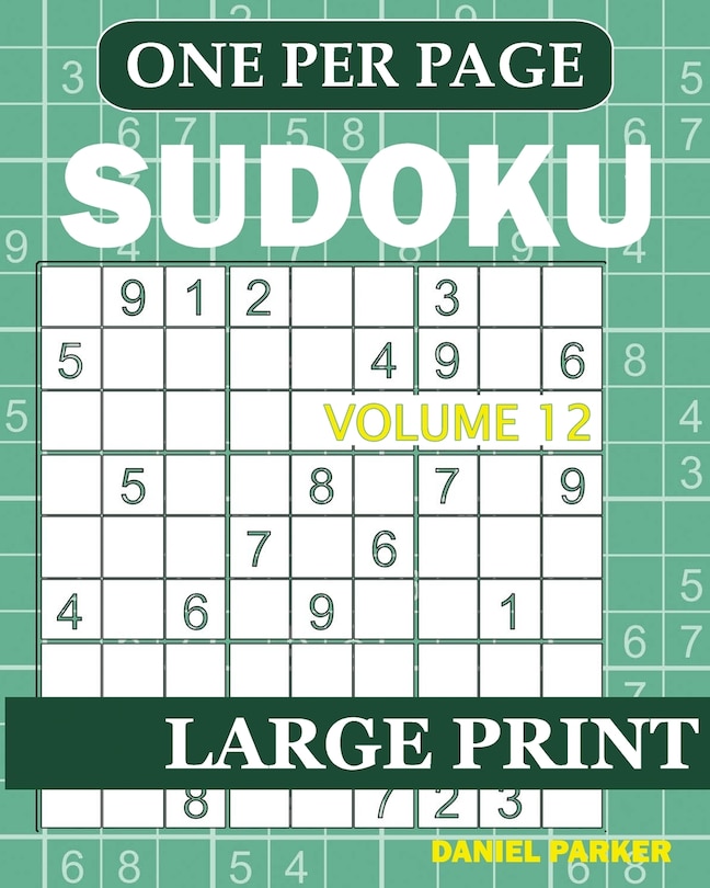 Large Print Easy Sudoku: Sudoku Puzzle Book For Adults Volume 12