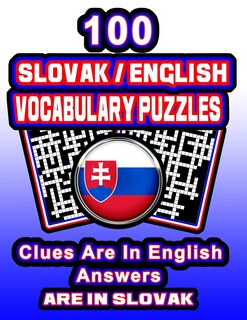 Front cover_100 Slovak/English Vocabulary Puzzles