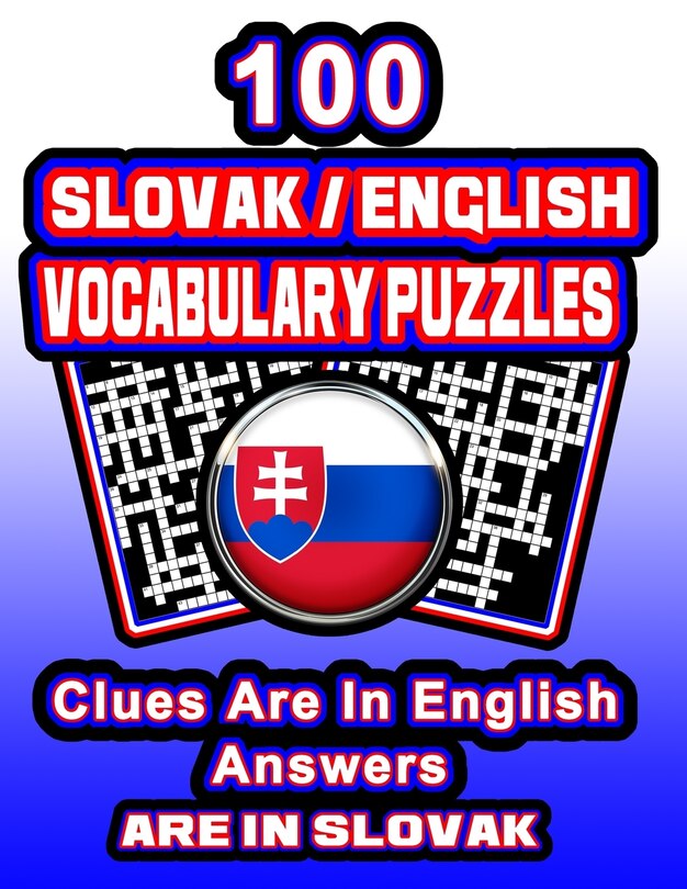 Front cover_100 Slovak/English Vocabulary Puzzles