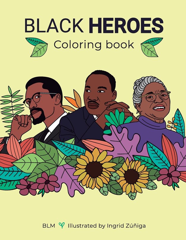 Front cover_Black Heroes Coloring Book