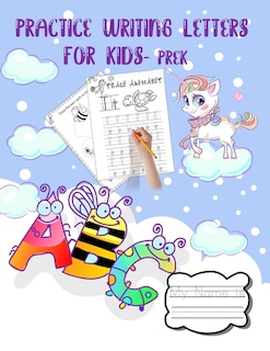 Front cover_Practice Writing Letters for Kids Prek