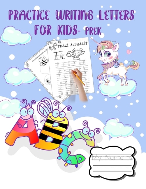 Front cover_Practice Writing Letters for Kids Prek