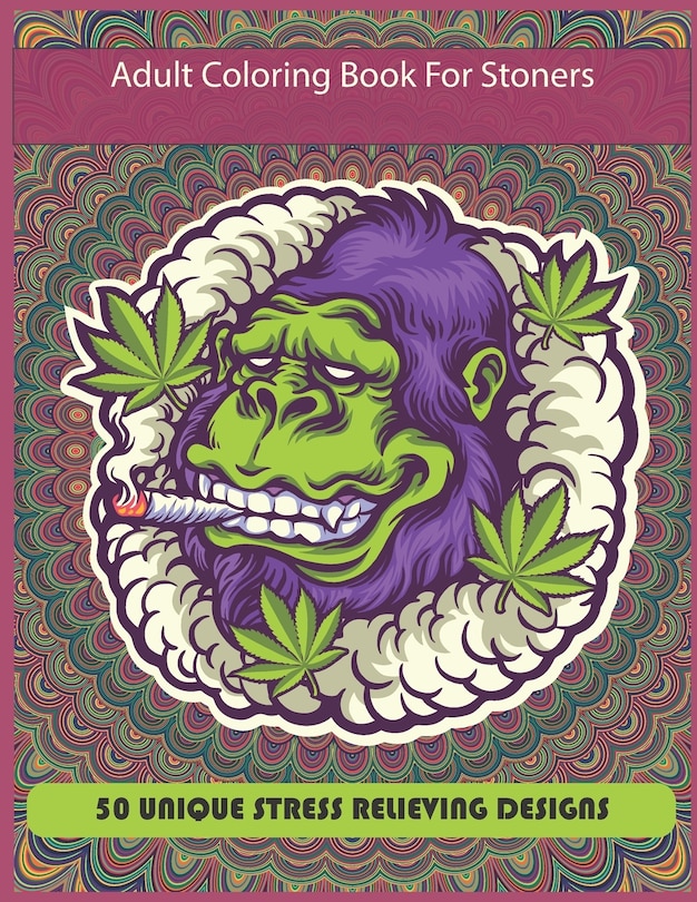 Couverture_Adult Coloring Book For Stoners