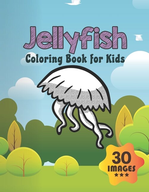 Front cover_Jellyfish Coloring Book for Kids