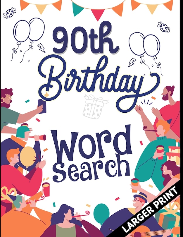 Front cover_90th Birthday Word Search