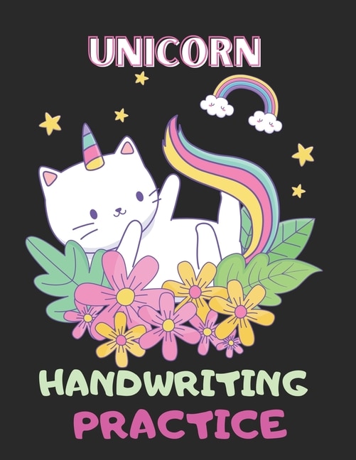 Unicorn Handwriting Practice: Letter Number and Shape Handwriting Practice workbook for kids - Preschool Learning Workbook with Fun Activities