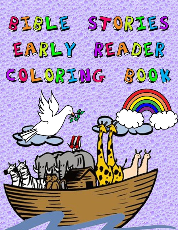 Front cover_Bible Stories Early Reader Coloring Book
