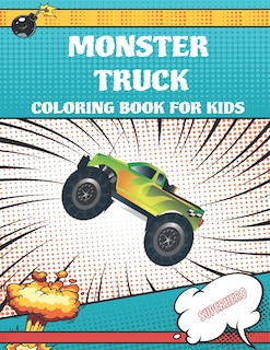 Couverture_Monster Truck Coloring Book For Kids