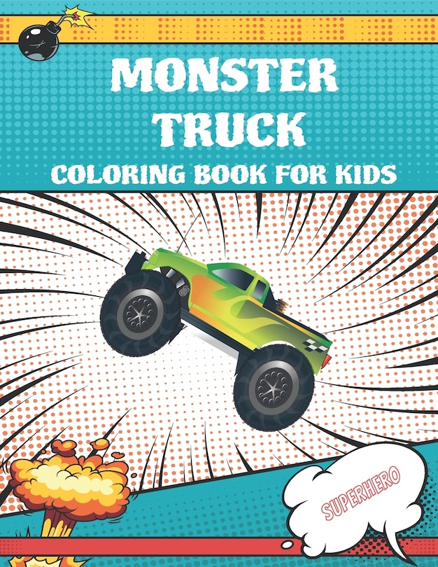 Couverture_Monster Truck Coloring Book For Kids