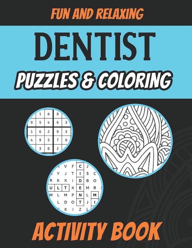 Couverture_Dentist Puzzles & Coloring Activity Book