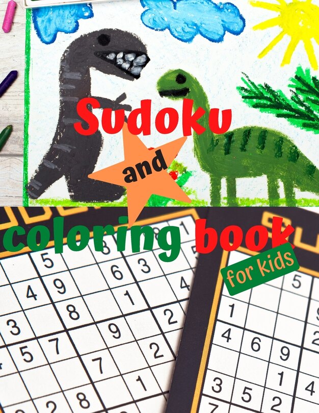 Couverture_Sudoku and coloring book for kids