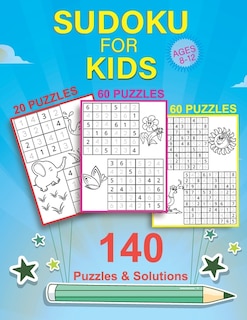 Front cover_Sudoku For Kids Ages 8-12