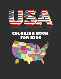 Front cover_Usa Coloring Book For Kids
