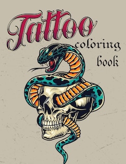 Front cover_Tattoo coloring book