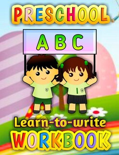 Front cover_Perschool ABC Learn To Write Workbook